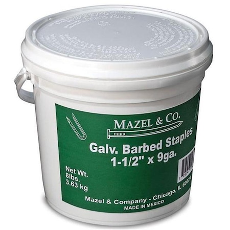 Mazeland Mazeland 11608112 Barbed Staple 8 lbs 1.50 in. Galvanized 11608112